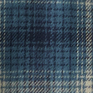 Adriatic Blue Ombre Buffalo Check Print
